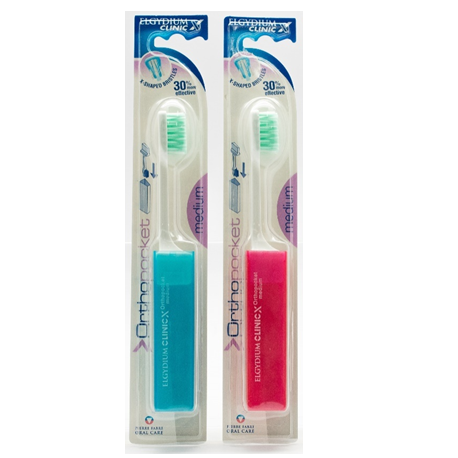 Elgydium Clinic X Orthopocket Toothbrush ( X8 Packs )